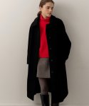 블랭크03(BLANK03) cashmere wool balmacaan coat (black)
