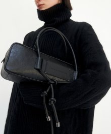 Square String Shoulder Bag [ Black ]