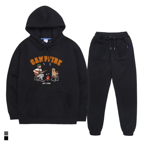 Комплект OHP X MOAI: худи с начесом + джоггеры, 2 colors