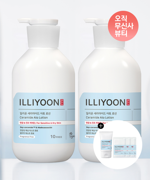 무향 100시간 보습 세라마이드 아토 로션 564ml 2입 + 