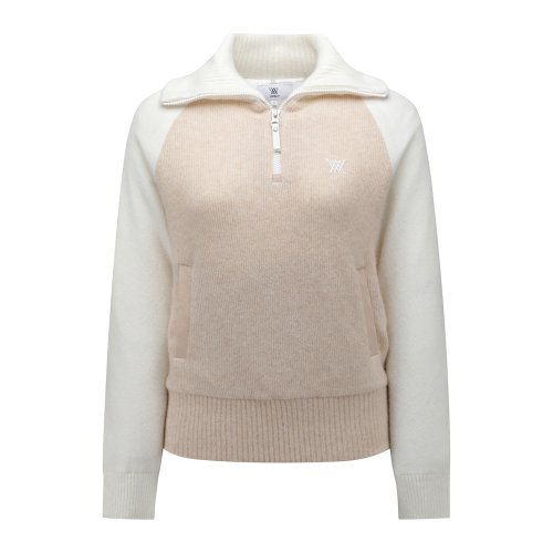 WOMEN WIND BLOCK HALF на молнии SWEATER_LE