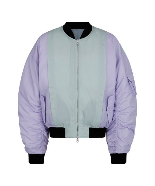двусторонний MA1 DOWN BOMBER_PURPLE&NAVY