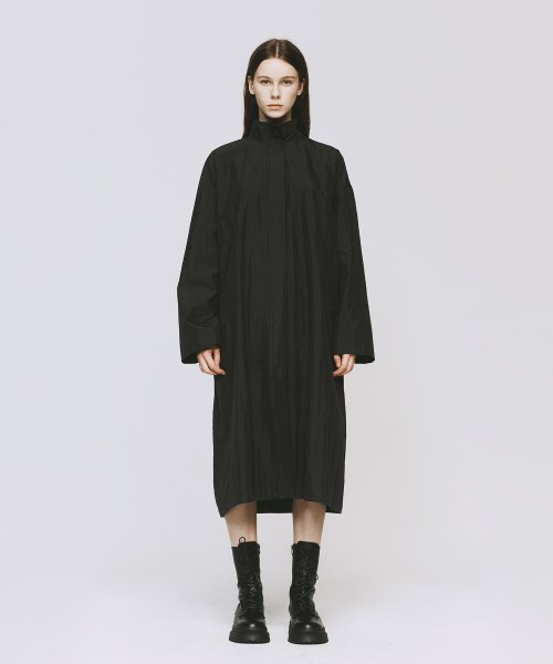 Длинное пальто на молнии DREAMER LONG DUST COAT DARK GREY