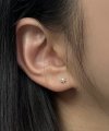 [BARADU 925] Classic prong pearl piercing (single)