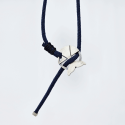 하카블랙스(HAKKABLACKS) Whale Tail String Bracelet & Necklace