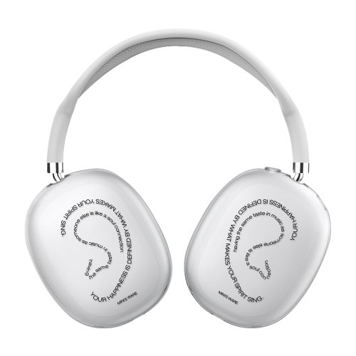 미니스웨어(MINIS WARE) TEXT AIRPODS MAX CLEAR CASE_MUSIC BLACK [에어팟맥스-클리어젤리] - 후기 | 무신사