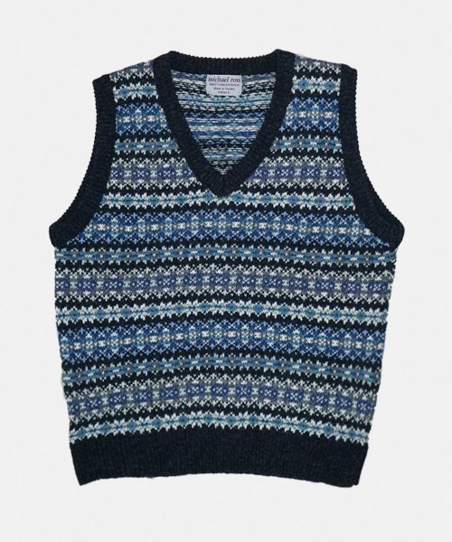 Жилет Country Fair Isle - Charcoal