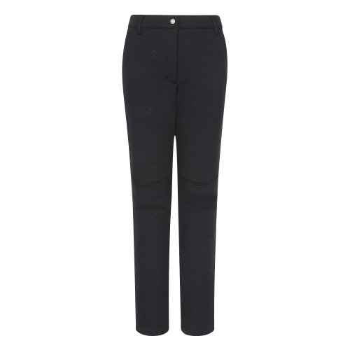 Logo Quilting Basic Pants_Black