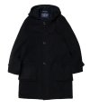 Kingsley Mens Hooded Coat - Black BW A41