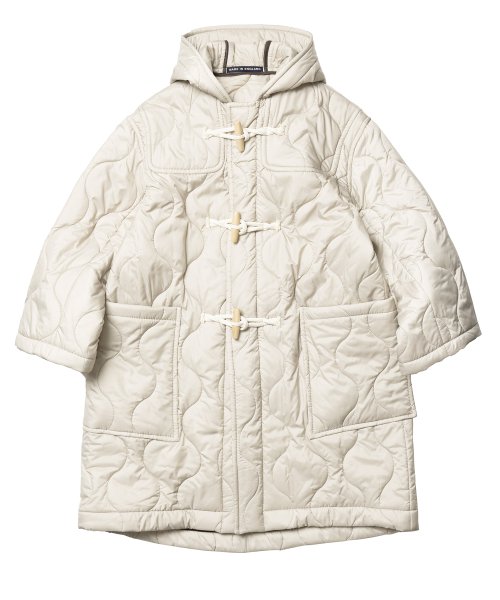 Melina Ladies Quilted Coat - Natural Clay