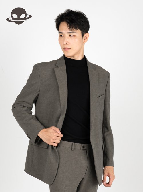 Базовый однобортный блейзер (Brown)