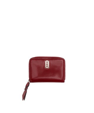 분크(VUNQUE) Magpie Zipper Half Wallet (맥파이 지퍼 반지갑) Berry Red 상품 이미지