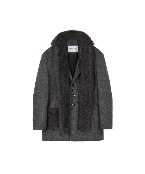TOVEL худи пальто BLAZER_CHARCOAL