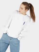 에이오엑스(AOX) Clover Embroidered Sweatshirts (White)
