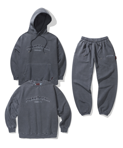 [SET, 1 верх на выбор] Костюм Original Pigment Washing [Dark Navy]