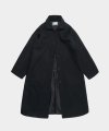 Oversize French Wool Coat(Black)