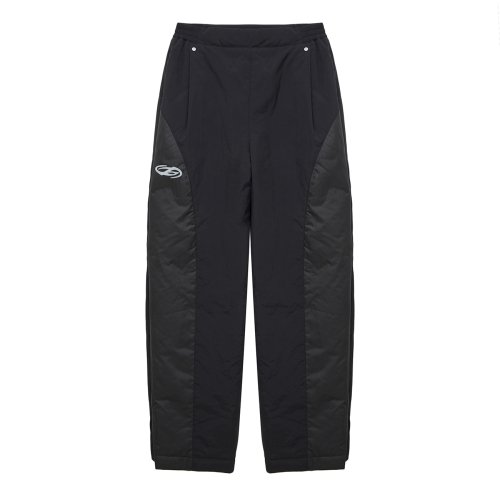 MUSINSA | HUG YOUR SKIN Wide ski padded pants (black)