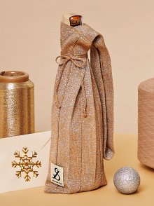 Lucky Pleats Knit Starry Wine Bag (ALL)
