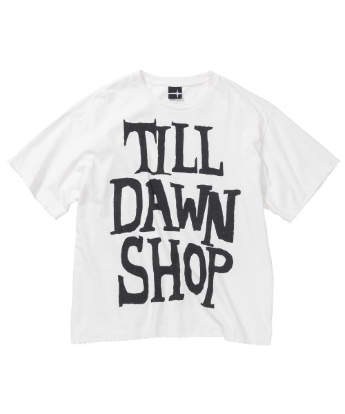 MUSINSA | TILL DAWN TILLDAWN SHOP 1/2 SLEEVE white