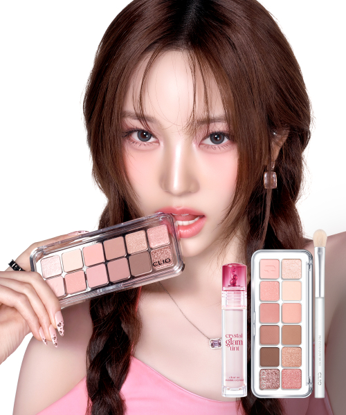 클리오() [SET] 프로 아이팔레트 에어+크리스탈 글램틴트 [증정] 전용브러쉬1P 상품 이미지
