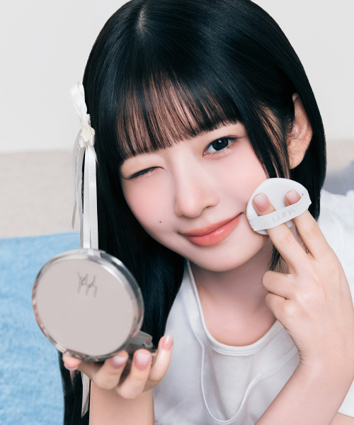 블러 커버 쿠션