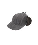 피치바스켓마켓(PEACH BASKET MARKET) Pigment Trooper Hat (gray)