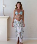 로에(LEAUET) Morgan Floral Bikini + Maxi Sarong SET (3pcs) 2colors
