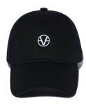 바베우(VABEU) Signature Small Logo Ball Cap - Black