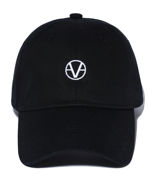 Signature Small Logo Ball Cap - Black