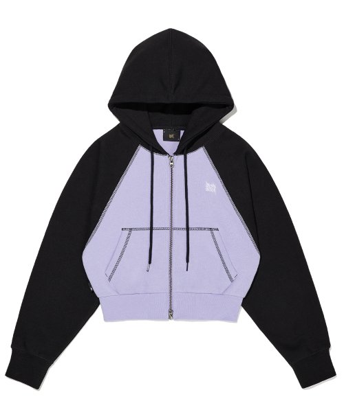 ★BROWNBREATH★ W RAGLAN STITCH HOOD ZIP UP DARK GREY 브라운브레스(BROWNBREATH) W RAGLAN STITCH HOOD ZIP UP