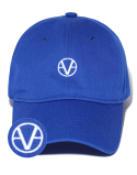 바베우(VABEU) Signature Small Logo Ball Cap - Blue