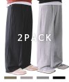 [2PACK] One-tuck banding wide sweatpants_5 color