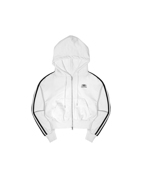 adidas cropped zip hoodie