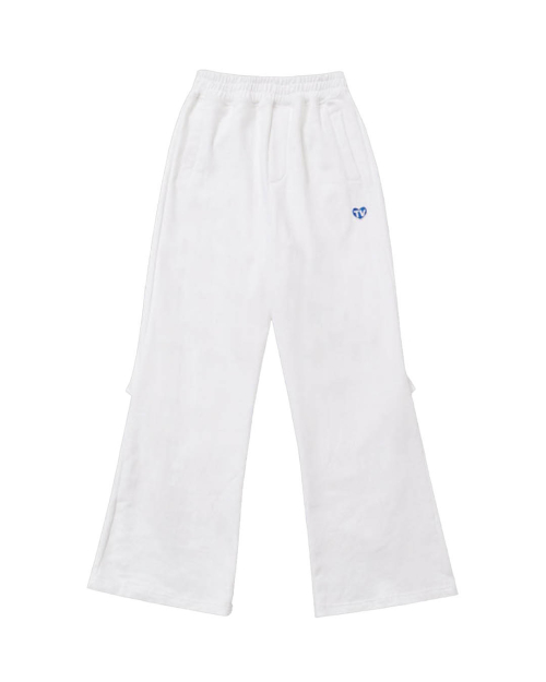 TV HEART LOGO спортивные брюки (WHITE)