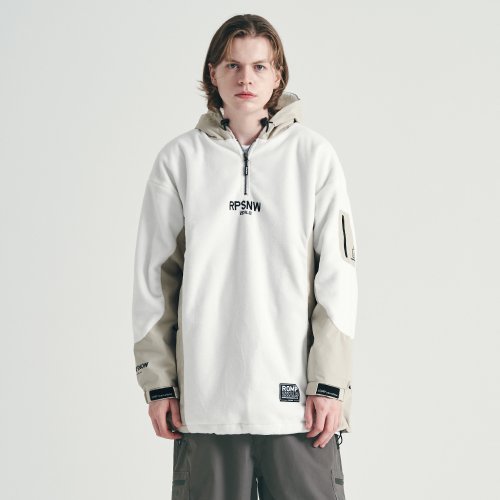 TF FLEECE ANORAK (IVORY)