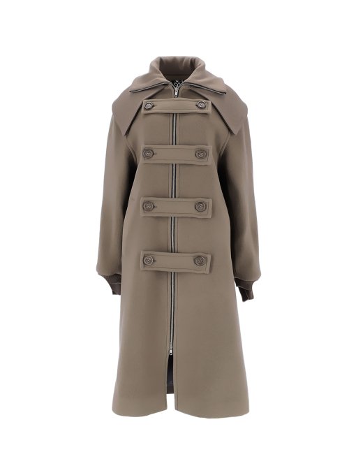 CASHMERE BLENDED DUFFLE LONG пальто BEIGE