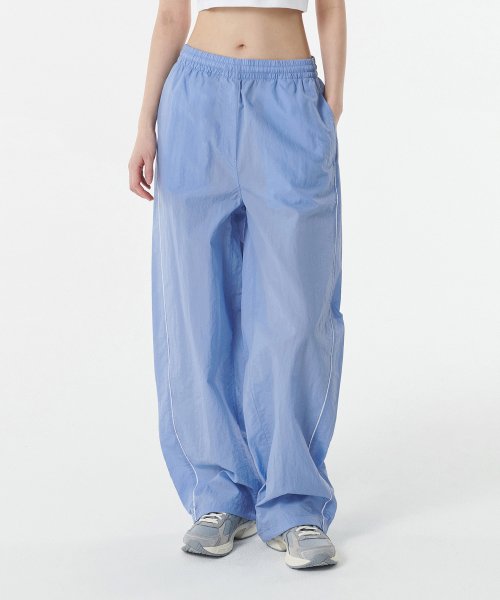WOMENS SIDE LINE широкие TRACK брюки [SKY BLUE]