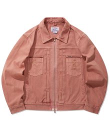 NMR X WRG PIGMENT DYING TRUCKER JACKET RUST