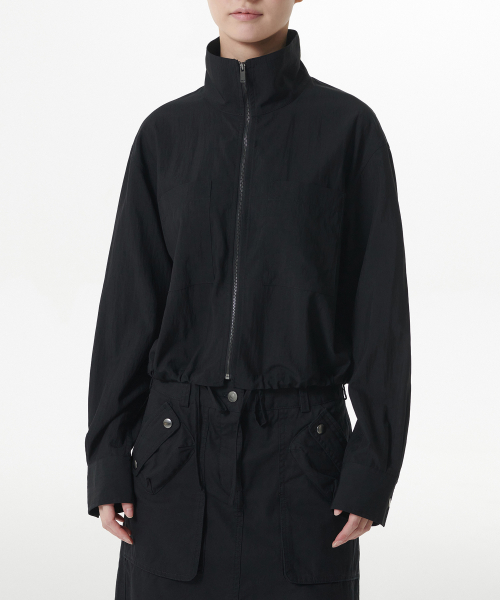 Женская куртка на молнии RN с высоким горлом [Black]