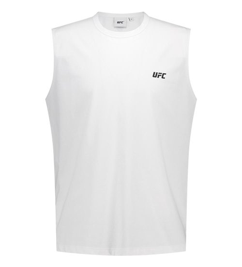 UFC 소로나 릴렉스핏 슬리브리스 화이트 U2SLW2102WH