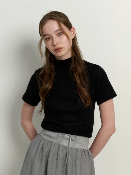 warmer turtleneck топ - black