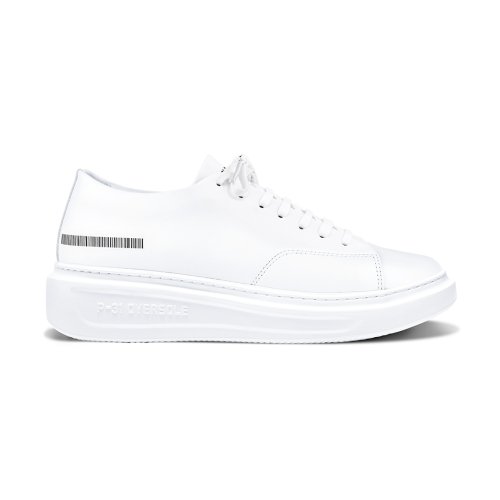 MUSINSA | P-31 Oversole Black Label 7cm Sneakers - White