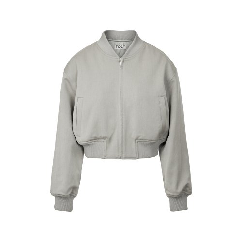 PADDED ZIPUP BLOUSON JACKET_GRAY