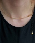 누아보(NUAVO) glitter necklace S