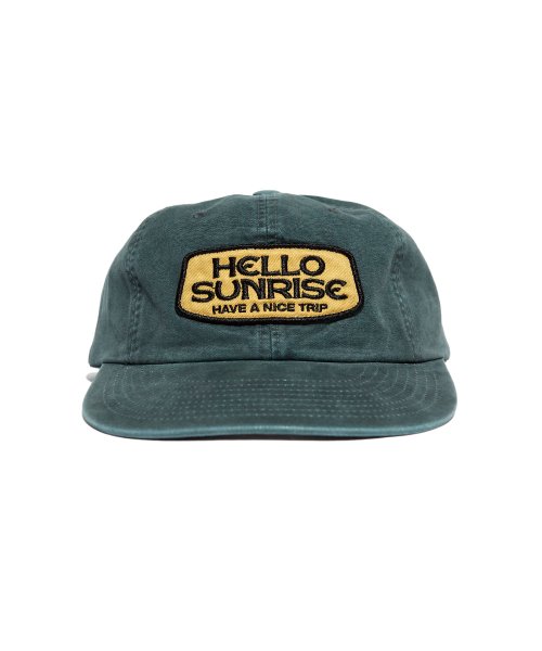 【Hello Sunrise】Washed HS Wappen 6Panel Cap〜キャップ Hello Sunrise】Washed HS Wappen 6Panel Cap〜キャップ ☆Hello
