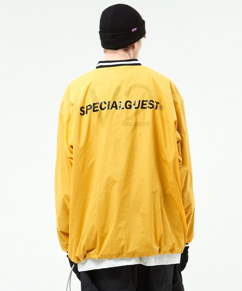 스페셜게스트(SPECIAL GUEST) V2 WIND BREAKER R (yellow) - 사이즈