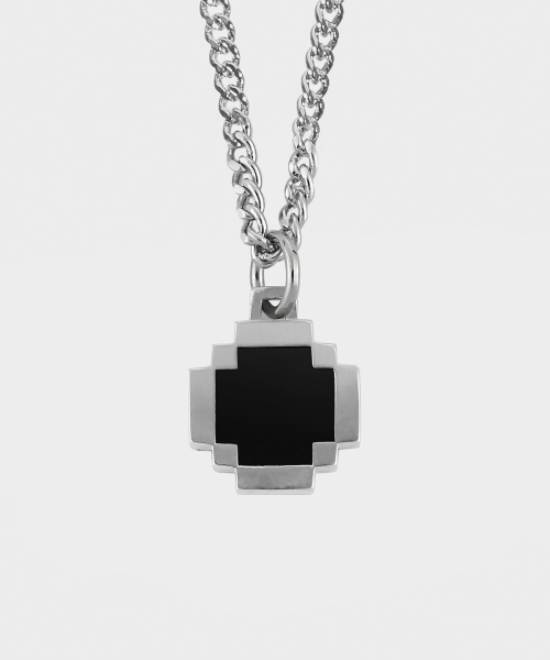 ★NONENON★ PIXEL CIRCLE NEC SILVER925 논논(NONENON) PIXEL CIRCLE NEC SILVER925 - 후기 | 무신사