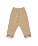 아노니모아노니마(ANONIMO-A) Double Layered Low Crotch Trousers- Beige