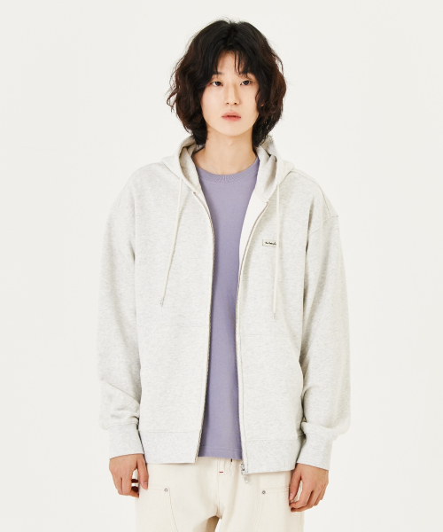 SIGN LOGO WAPPEN OG SWEAT ZIP-UP худи - OATMEAL