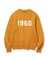 1960 crewneck knit mustard